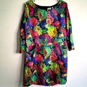 HD in Paris Anthropologie sheath dress w/pockets. Lined. Sz M. Preowned.